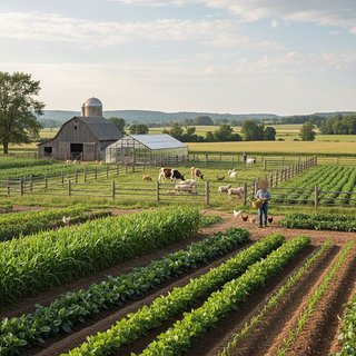 작물재배 및 축산 복합농업