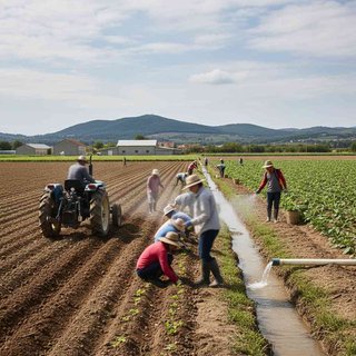 작물재배 지원 서비스업