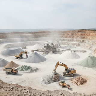 석회석 및 점토 광업