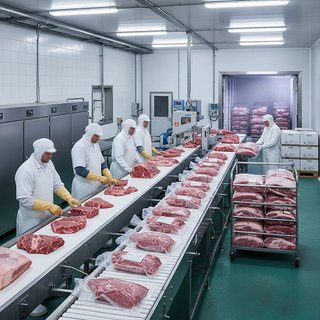 육류 포장육 및 냉동육 가공업 (가금류 제외)