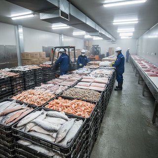 수산동물 냉동품 제조업