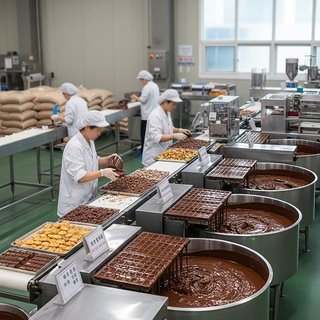 과자류 및 코코아 제품 제조업