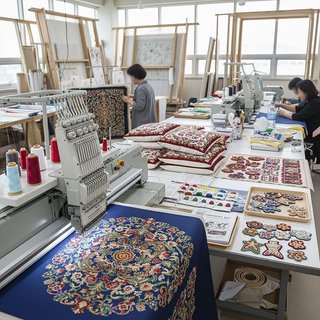 자수제품 및 자수용재료 제조업