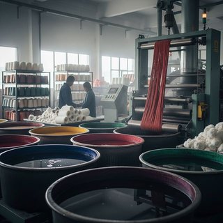 솜 및 실 염색가공업