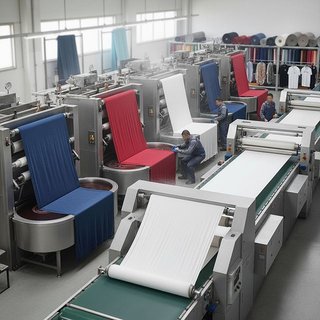 직물, 편조원단 및 의복류 염색 가공업