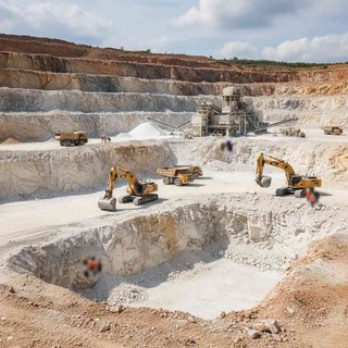 석회석 및 점토 광업