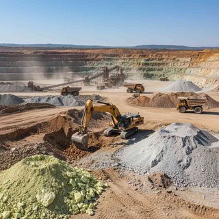 화학용 및 비료 원료용 광물 광업