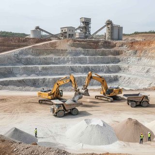 건설용 석재 채굴 및 쇄석 생산업, 그 외 기타 비금속광물 광업, 모래 및 자갈 채취업, 석회석 및 점토 광업, 화학용 및 비료 원료용 광물 광업