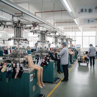 스타킹 및 기타 양말 제조업