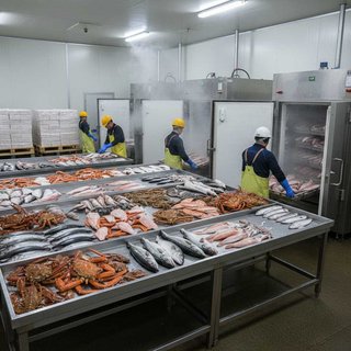 수산동물 냉동품 제조업