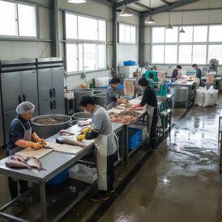 기타 수산동물 가공 및 저장 처리업