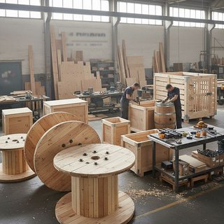 목재 포장용 상자, 드럼 및 유사용기 제조업