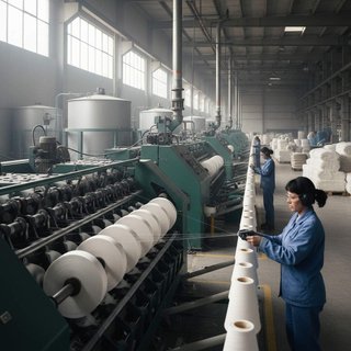 화학섬유 방적업