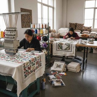 자수제품 및 자수용 재료 제조업