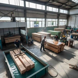 목재 보존, 방부처리, 도장 및 유사 처리업