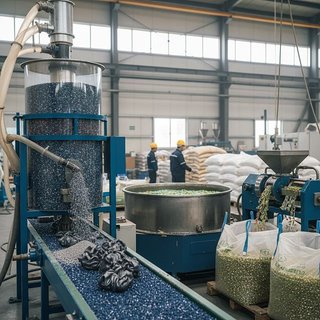 혼성 및 재생 플라스틱 소재 물질 제조업