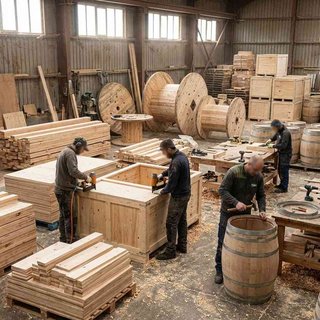 목재 포장용 상자, 드럼 및 유사 용기 제조업