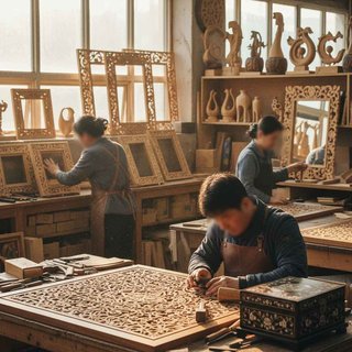 장식용 목제품 제조업