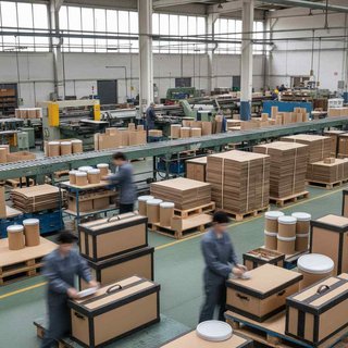 판지 상자 및 용기 제조업