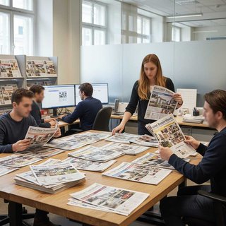 정기 광고 간행물 발행업