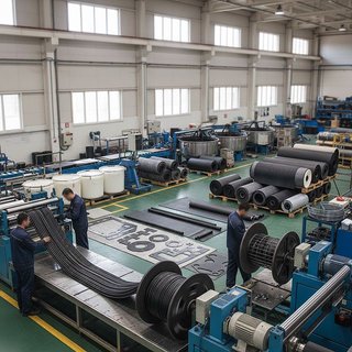 산업용 그 외 비경화 고무제품 제조업