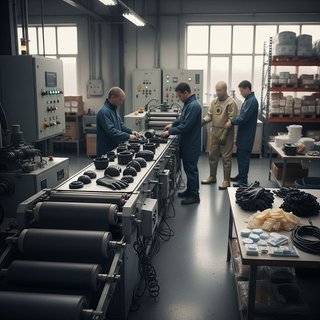 고무 의류 및 기타 위생용 비경화 고무제품 제조업