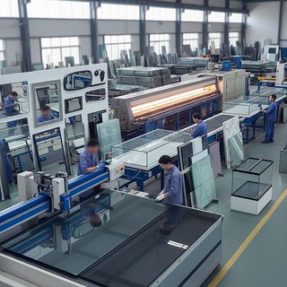 기타 판유리 가공품 제조업