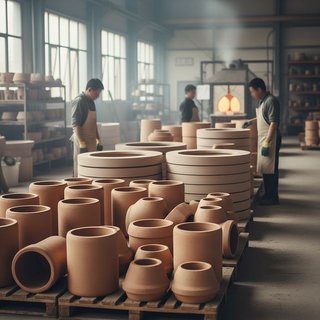 기타 건축용 비내화 요업제품 제조업