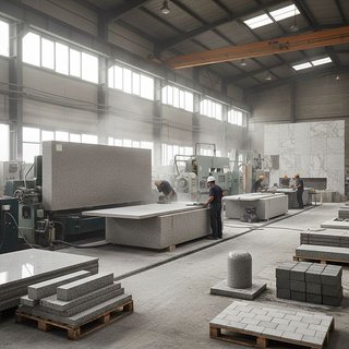 건설용 석제품 제조업