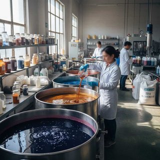 염료, 조제 무기 안료, 유연제 및 기타 착색제 제조업