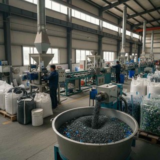 혼성 및 재생 플라스틱 소재 물질 제조업