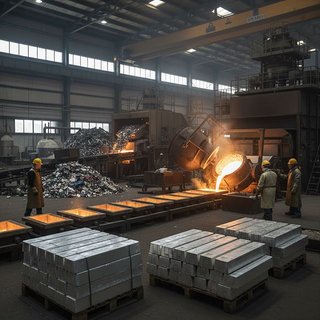 알루미늄 제련, 정련 및 합금 제조업