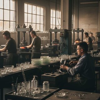 가정용 유리제품 제조업