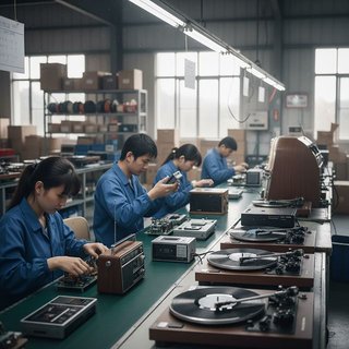 라디오, 녹음 및 재생 기기 제조업