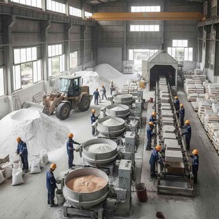 부정형 내화 요업제품 제조업