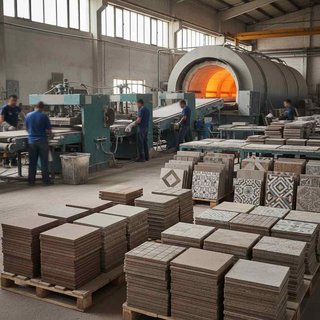 타일 및 유사 비내화 요업제품 제조업