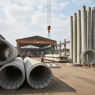 콘크리트 관 및 기타 구조용 콘크리트제품 제조업