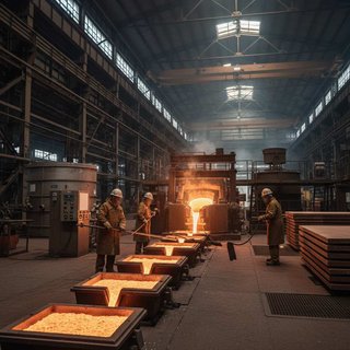 동 제련, 정련 및 합금 제조업