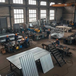 구조용 금속 판제품 및 공작물 제조업