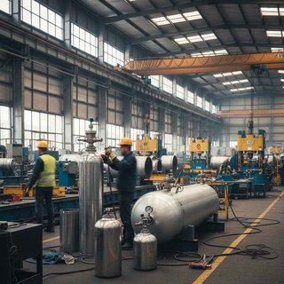 압축 및 액화 가스 용기 제조업