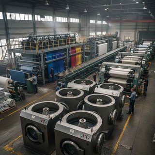 산업용 섬유 세척, 염색, 정리 및 가공 기계 제조업