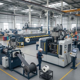 고무, 화학섬유 및 플라스틱 성형기 제조업