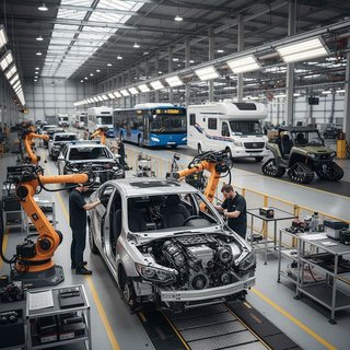 내연기관 승용차 및 기타 여객용 자동차 제조업