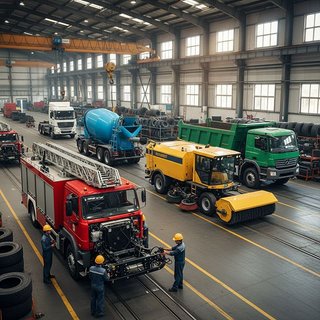 내연기관 화물자동차 및 특수목적용 자동차 제조업