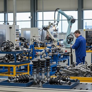 자동차용 신품 조향장치 및 현가장치 제조업