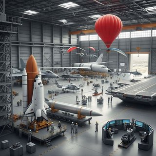 유인 항공기, 항공우주선 및 보조장치 제조업
