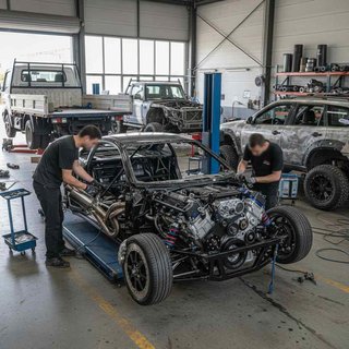 자동차 구조 및 장치 변경업