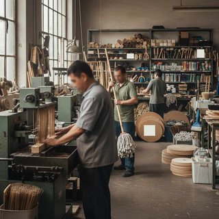 비 및 솔 제조업