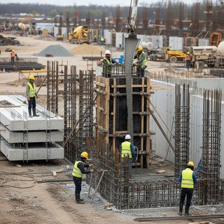 콘크리트 및 철근 공사업