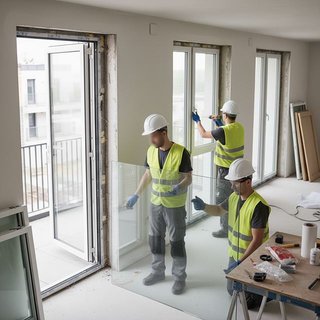 유리 및 창호 공사업